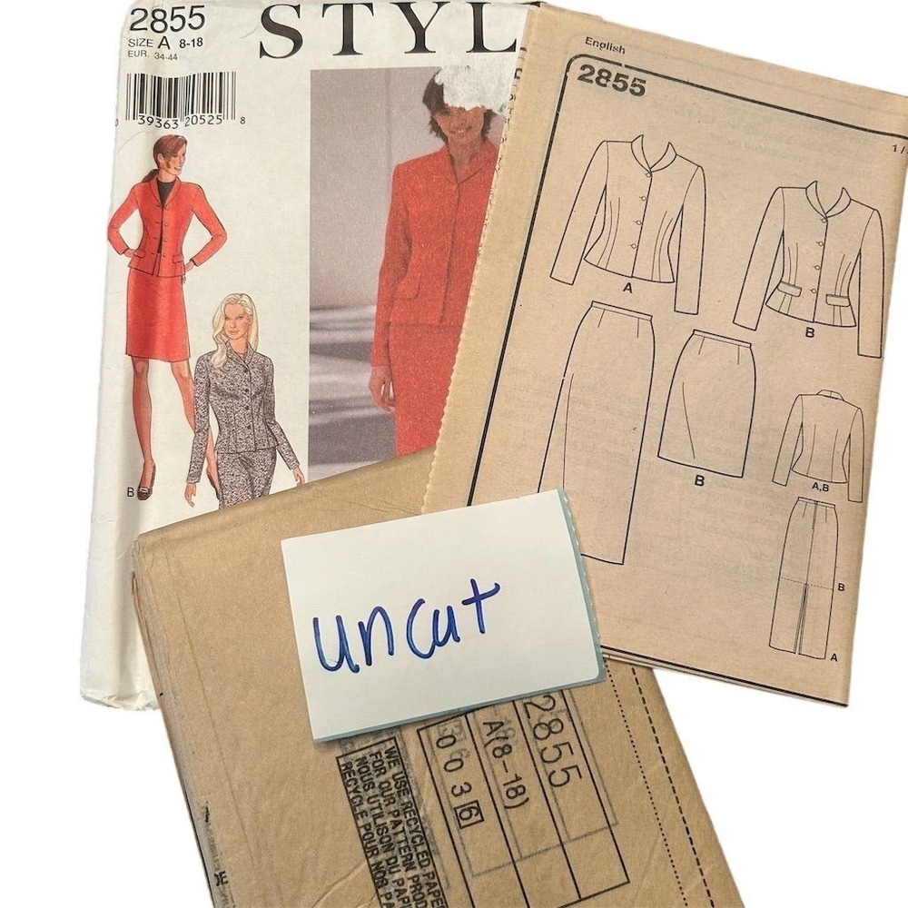 Vintage 90s Y2K McCall's Uncut Sewing Patterns Lot - Dresses & Skirts (6) - Picture 16 of 16